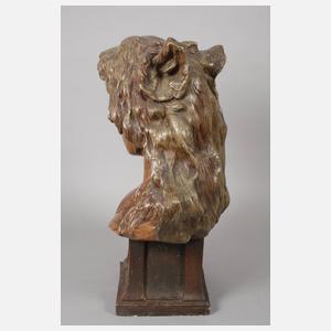 Ernst Wahliss Wien Büste "Germanus"