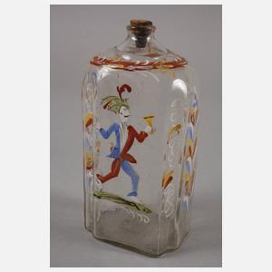 Barocke alpenländische Branntweinflasche