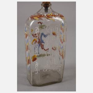 Barocke alpenländische Branntweinflasche