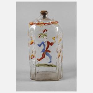 Barocke alpenländische Branntweinflasche