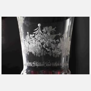 Andenkenbecher Biedermeier