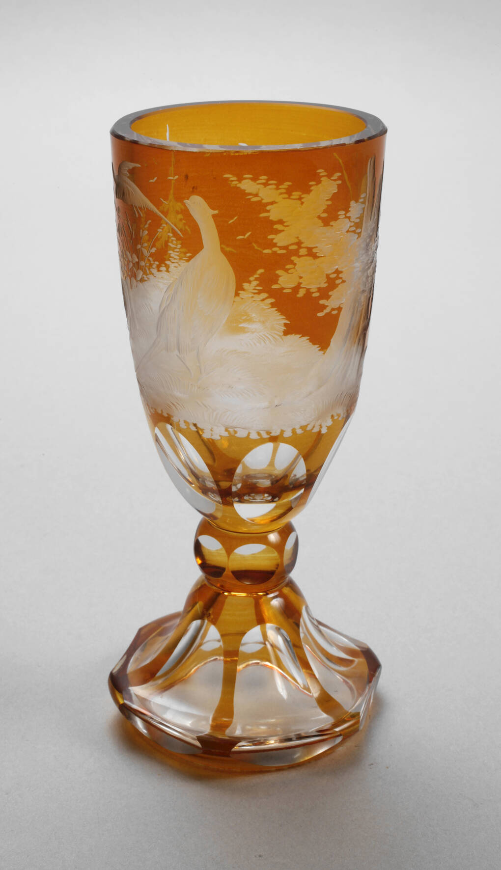 Jagdliches Pokalglas