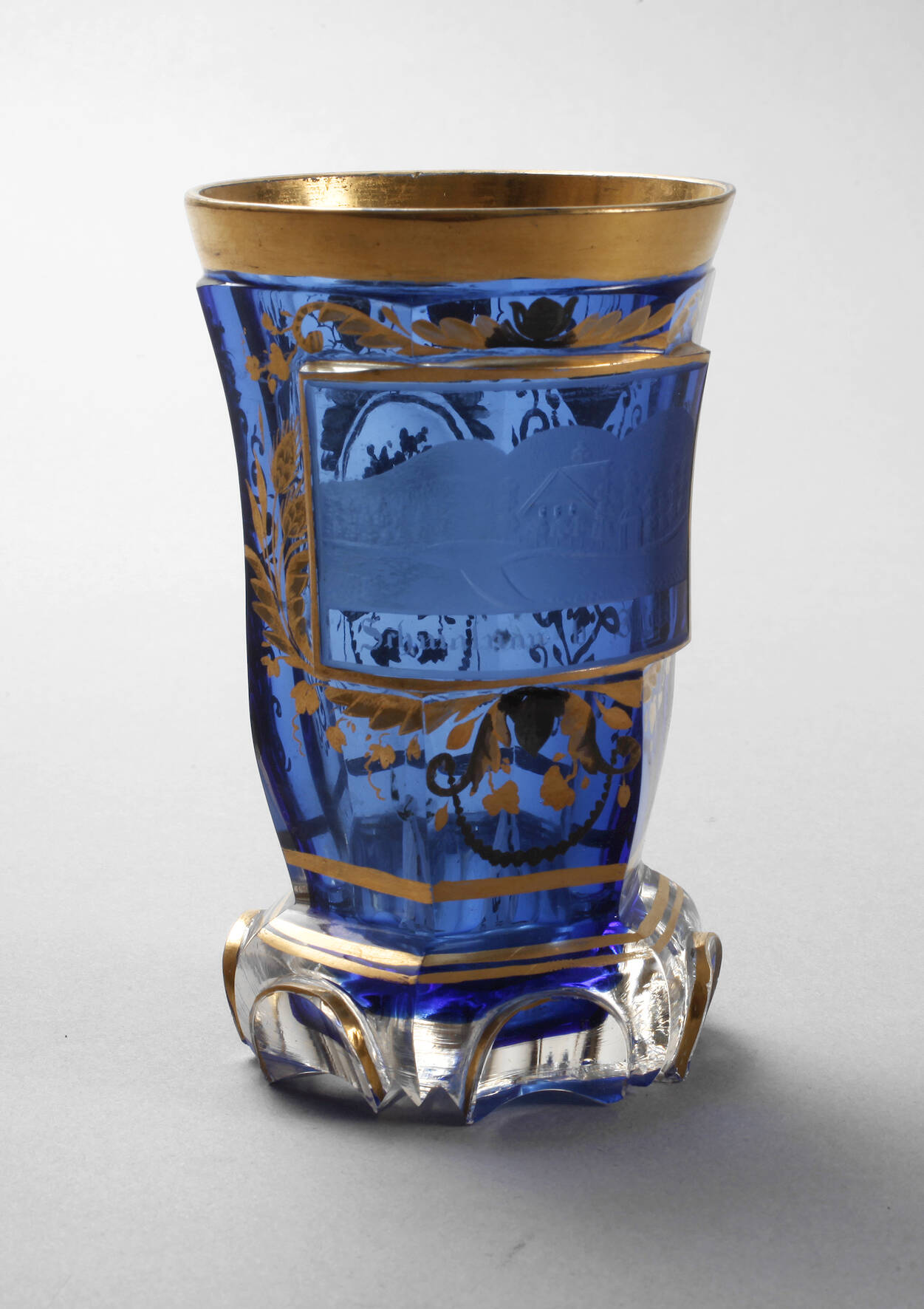 Ansichtenglas Biedermeier Österreich