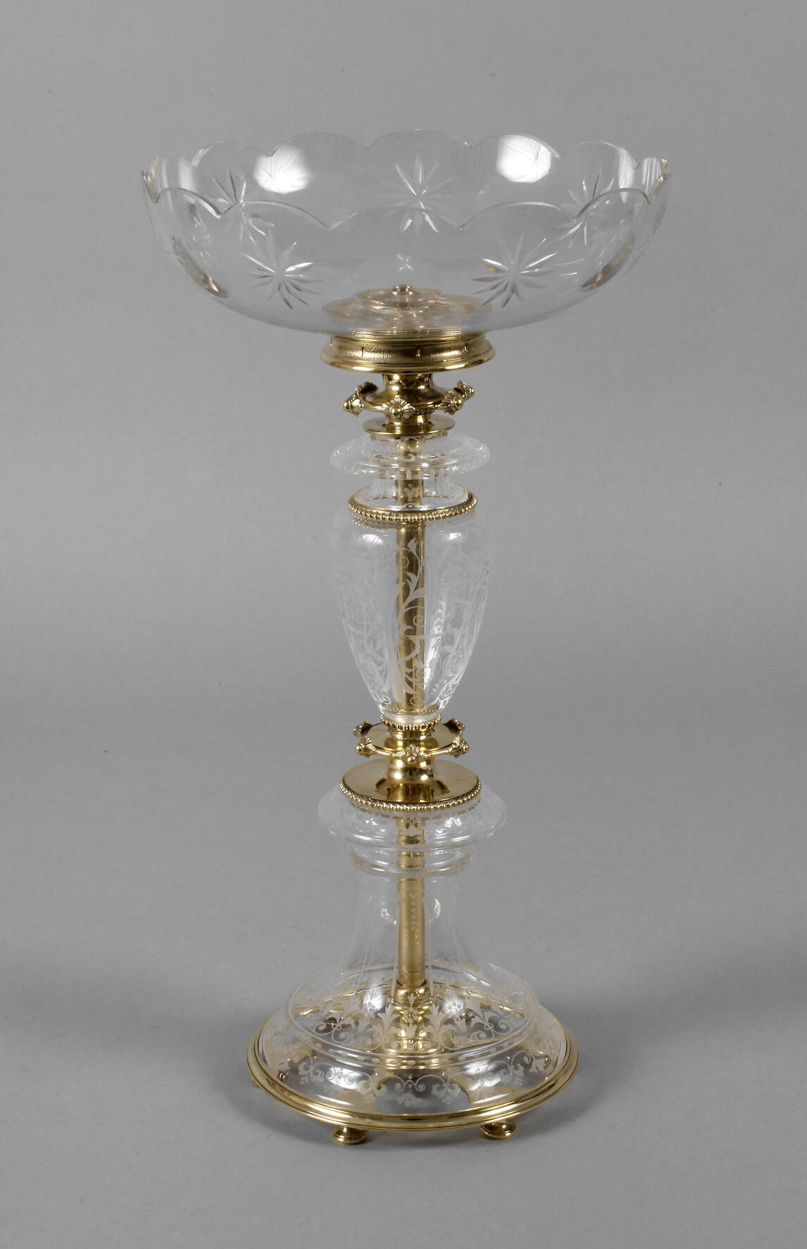 Lobmeyr Wien großer Tafelaufsatz