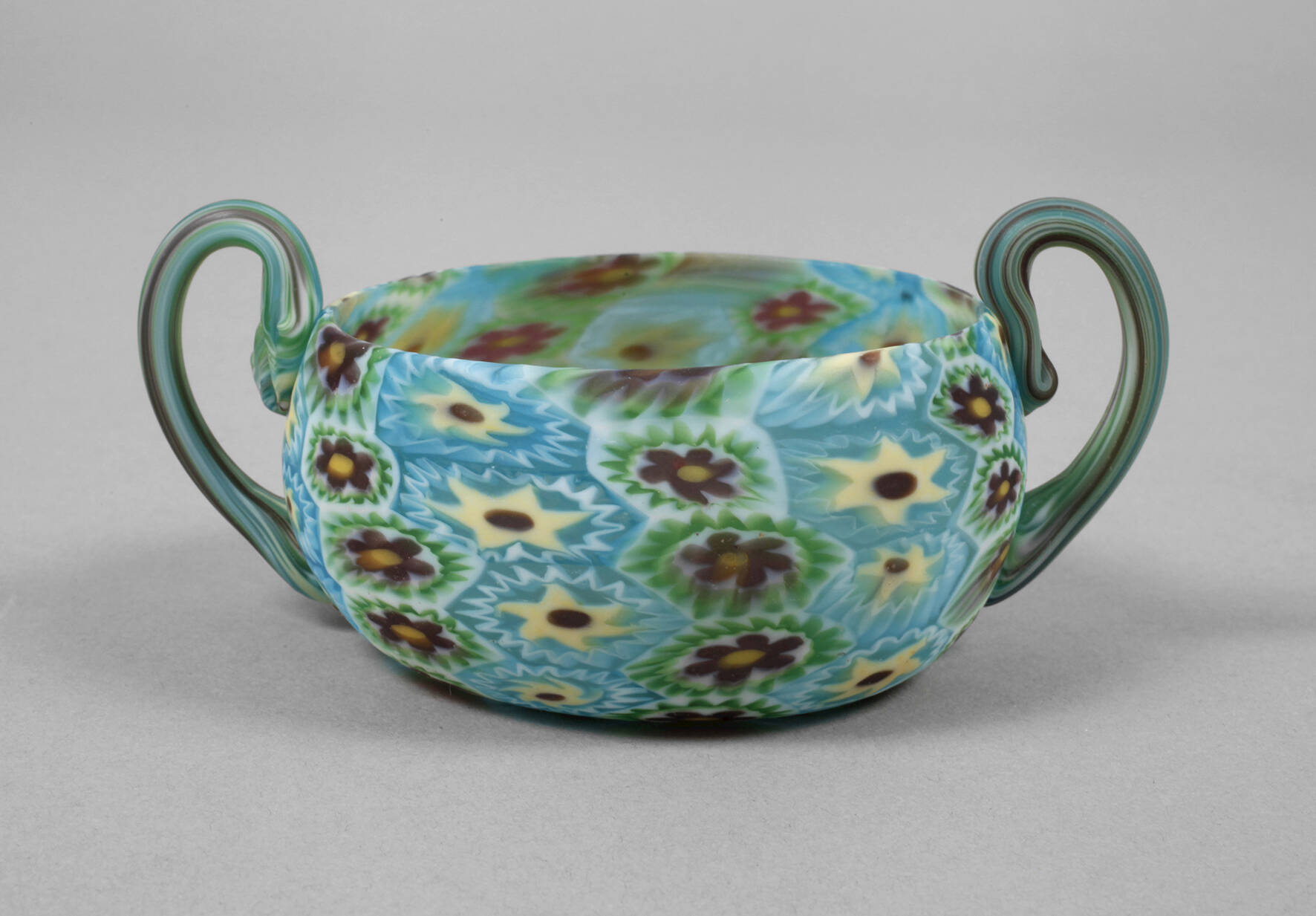 Murano Henkelschale Millefiori