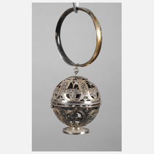 Potpourri-Kugel Silber