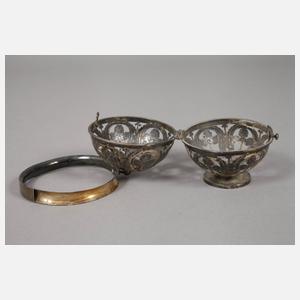 Potpourri-Kugel Silber