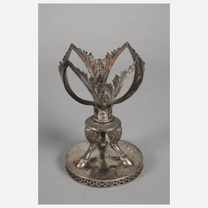 Zuckerschale Empire Silber