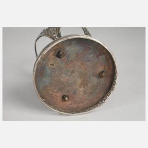 Zuckerschale Empire Silber