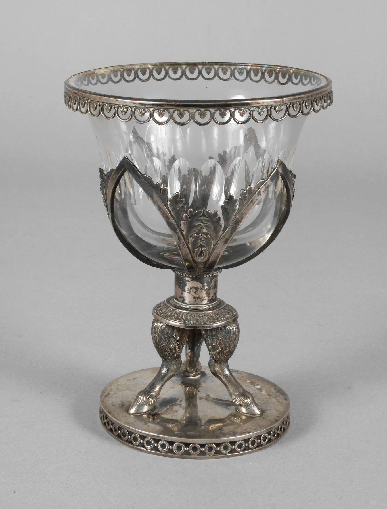 Zuckerschale Empire Silber