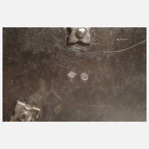 Klassizistische Menage Silber