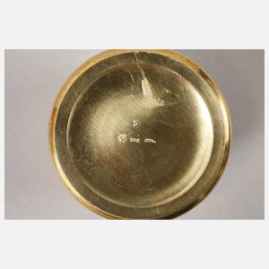 Vergoldeter Silberbecher