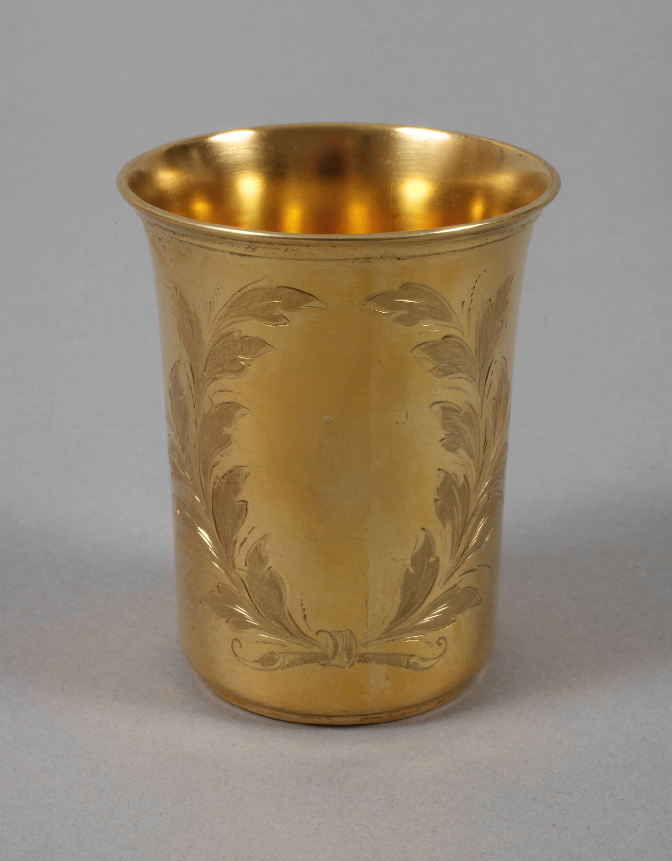 Vergoldeter Silberbecher