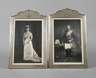 Silber Paar royale Geschenkrahmen mit Autograf