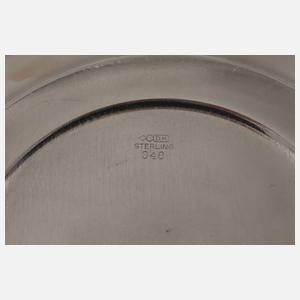 Gebäckteller Silber