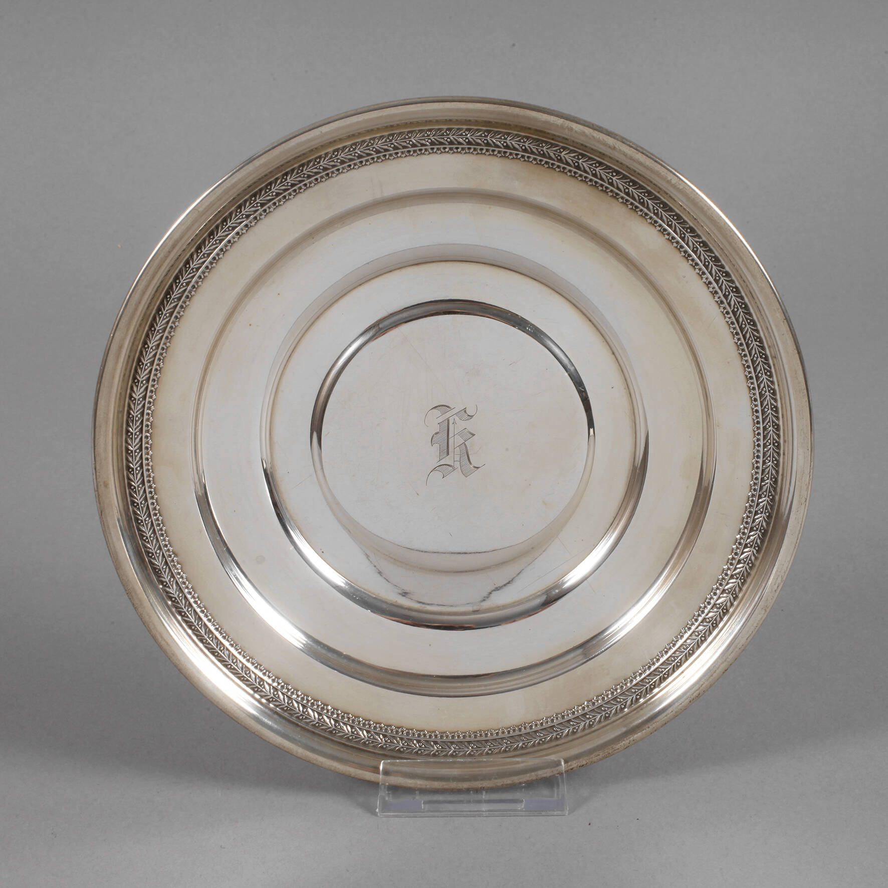 Gebäckteller Silber