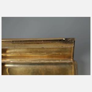 Schweres Zigarettenetui Silber