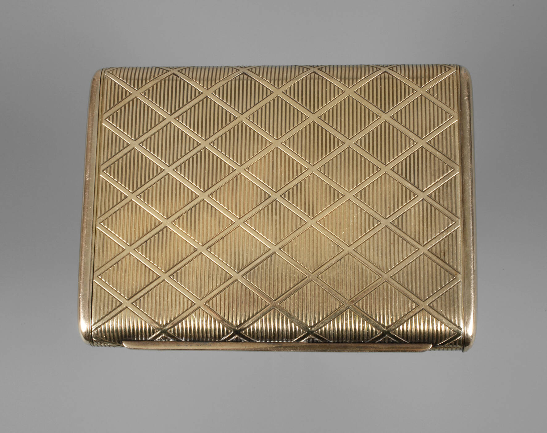 Schweres Zigarettenetui Silber