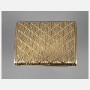 Schweres Zigarettenetui Silber