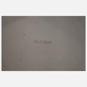 Großes Silbertablett