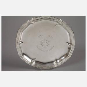 Zwei Tabletts Silber