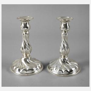 Paar Kerzenhalter Silber