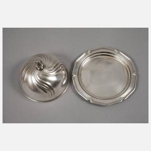 Butterdose Silber