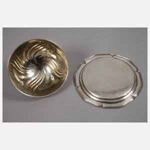 Butterdose Silber