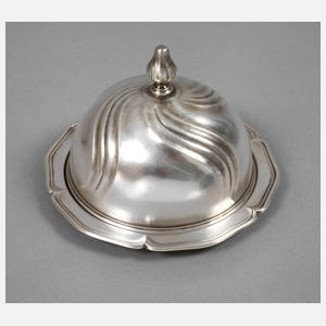 Butterdose Silber