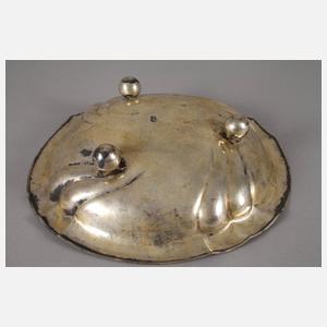 Silberschale auf Kugelfüßen