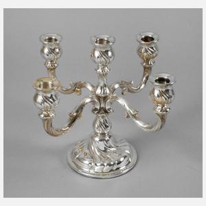 Silberleuchter in Barockform