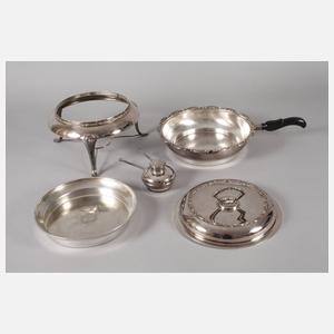 Stielkasserolle mit Rechaud