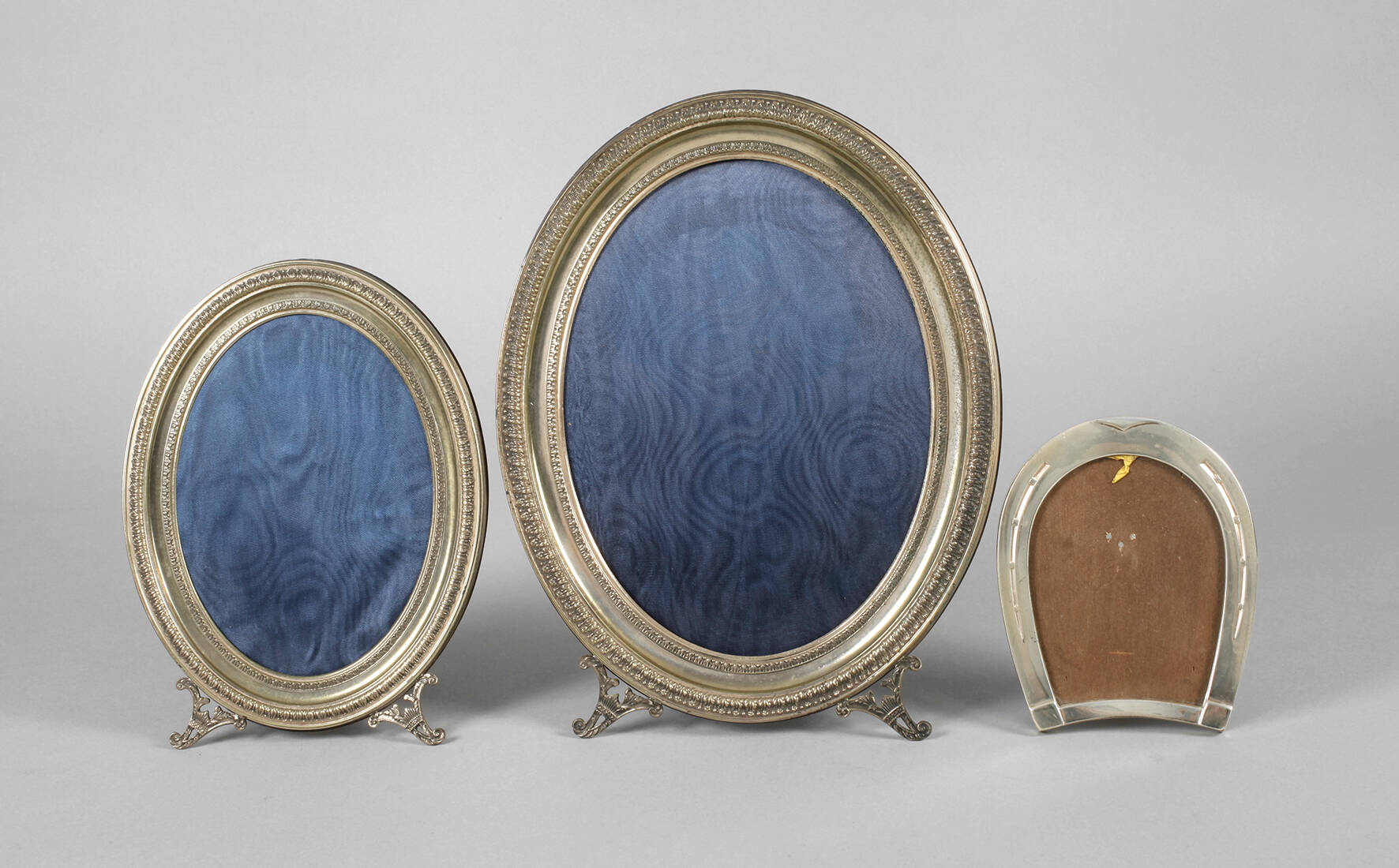 Drei Bilderrahmen Silber