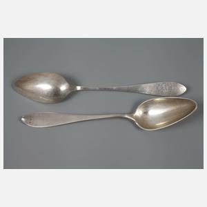 Sechs Silberlöffel Wien