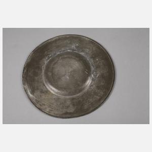 Reliefteller Schweiz Zinn