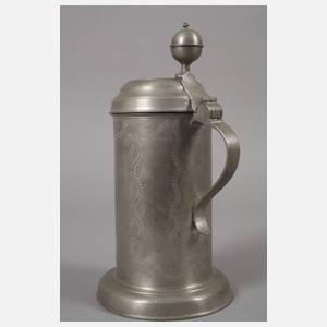 Walzenkrug mit Sachsenwappen