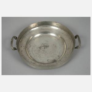 Zwei Henkelschalen Zinn