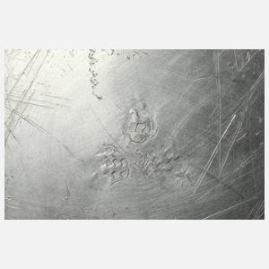 Zwei Henkelschalen Zinn