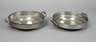 Zwei Henkelschalen Zinn