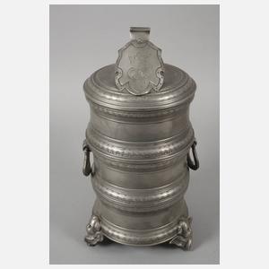 Große Schleifkanne Zinn