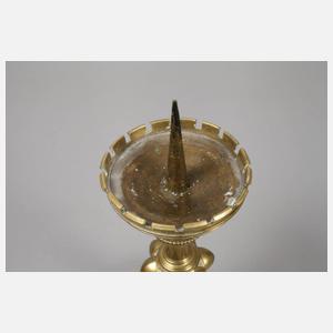 Paar neogotische Leuchter