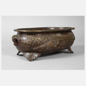 Pflanzschale Bronze