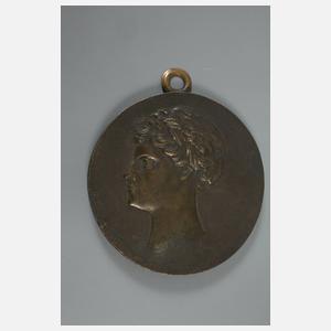 Fünf Bronzeplaketten