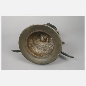 Paar figürliche Wandappliken