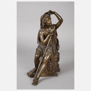 Sitzender Pilger in Ägypten