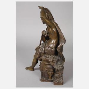 Sitzender Pilger in Ägypten