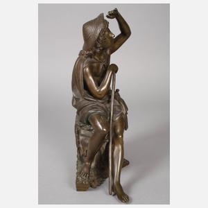 Sitzender Pilger in Ägypten