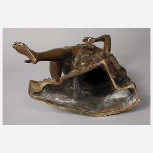 Sitzender Pilger in Ägypten