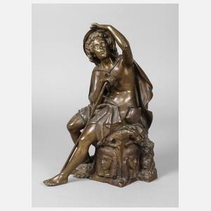 Sitzender Pilger in Ägypten