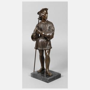 Jean Louis Grégoire, Landsknecht